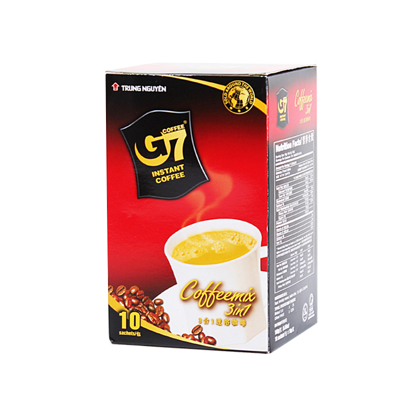 越南进口中原G7 coffee原味三合一速溶咖啡粉160g盒装小袋装