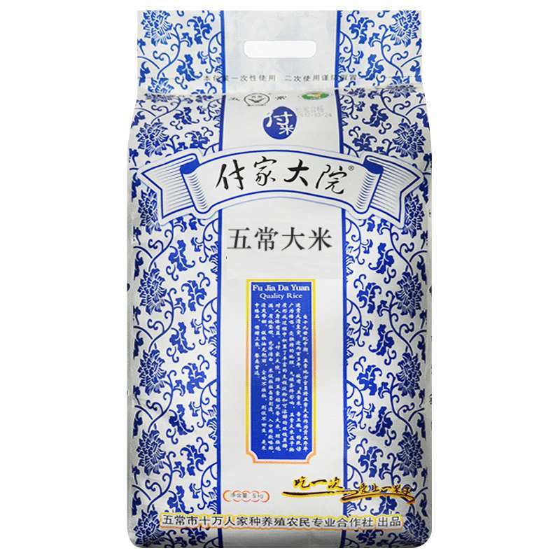 付家大院 五常大米稻花香 家庭装5kg