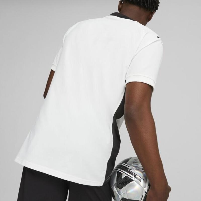 彪马(Puma)男款吸湿排汗运动T恤 soccer jersey 足球训练衫透气舒
