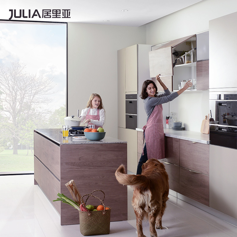 JULIA居里亚整体厨柜 整体橱柜定制门店同款定制 进口实木橱柜定制 厨柜定制 厨房柜