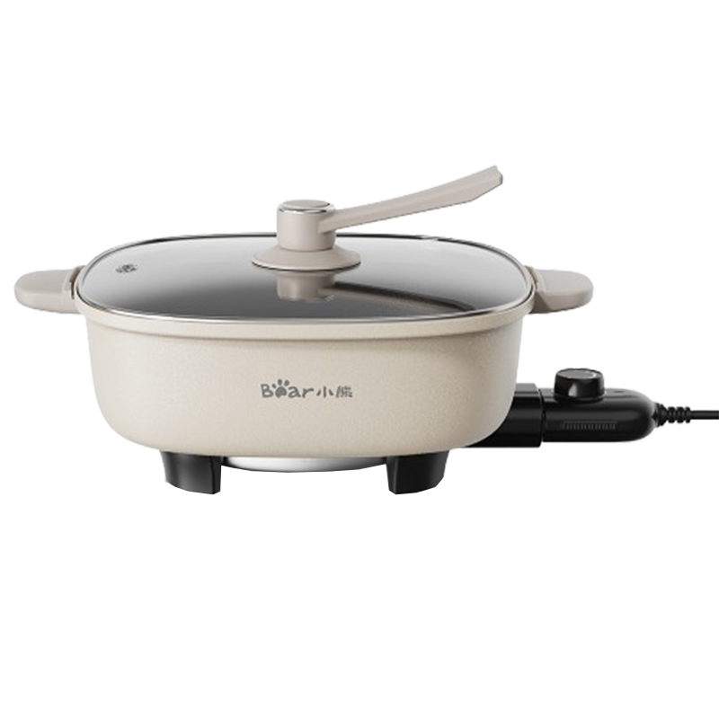 小熊电火锅6L大容量一体不沾多功能锅DHG-D60P3