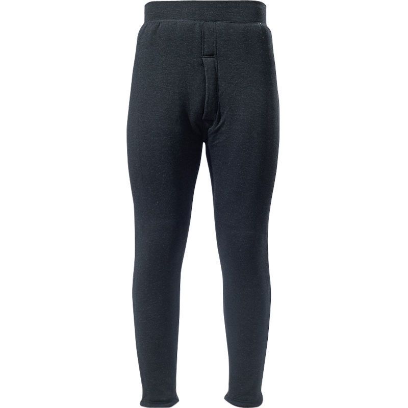 蚕丝棉裤男冬季加绒加厚东北高腰大码修身驼绒三层超厚绒裤保暖裤