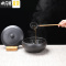 三维工匠煮茶器陶瓷家用全自动电陶炉煮茶炉煮茶壶小型办公室普洱白茶套装 12件套仿古煮茶器+6杯(配黑金刚电陶炉)茶具