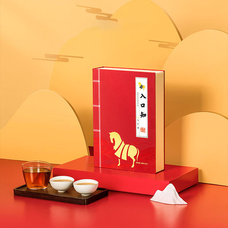 八马 240g 入口知武夷岩茶大红袍红茶礼盒 (盒)