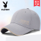花花公子2024新款男士帽子秋冬季鸭舌帽潮牌棒球帽硬顶保暖太阳帽