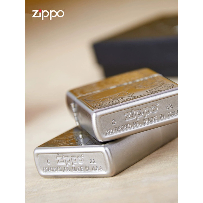 官方正品zippo打火机音乐恐龙zipoo芝宝煤油防风打火机送礼创意