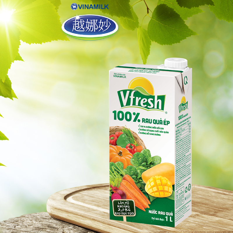 越娜妙vinamilk果蔬汁饮料1l装越南原装进口视频