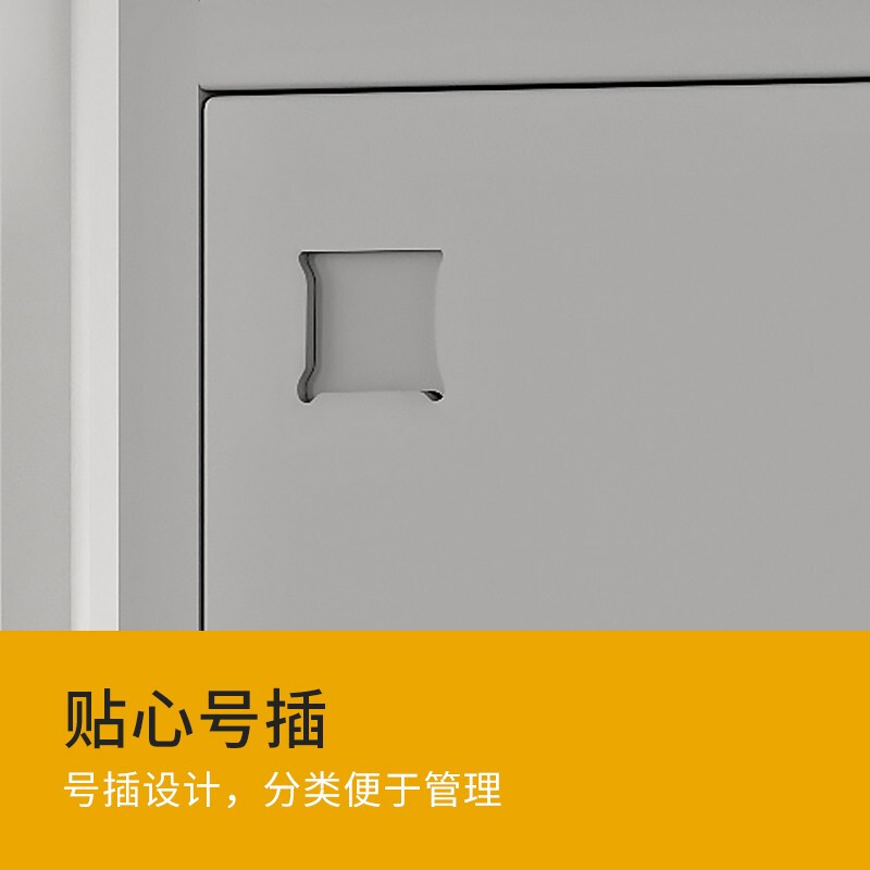 域赢工具柜重型车间双开门式五金柜铁皮储物柜多功能器材柜矮柜灰色加厚款