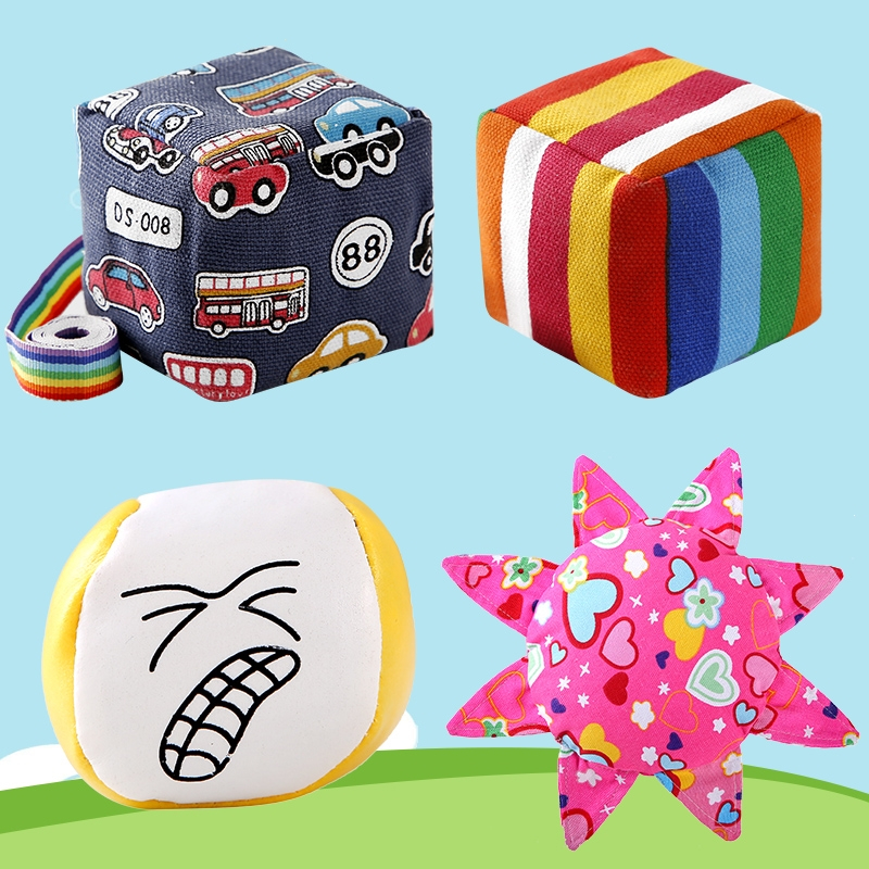 沙包儿童丢沙包带绳子皮质飞盘闪电客加厚自制手工幼儿园小学生抓扔