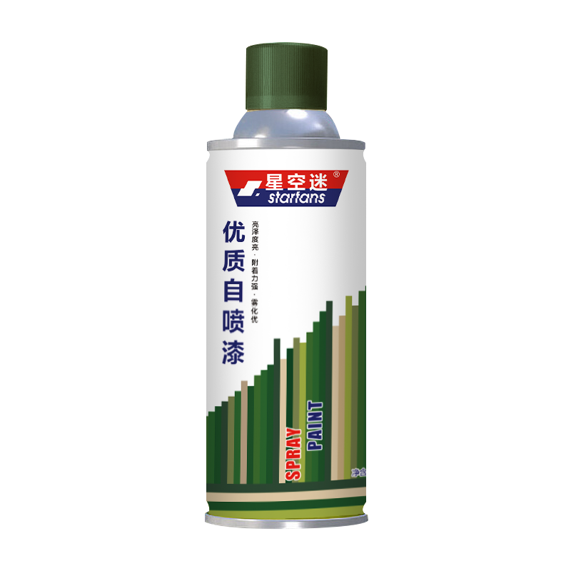 starfans 自喷漆迷彩涂料特种油漆汽车改色防锈 12色可选 【单罐装】 深绿色DG0730