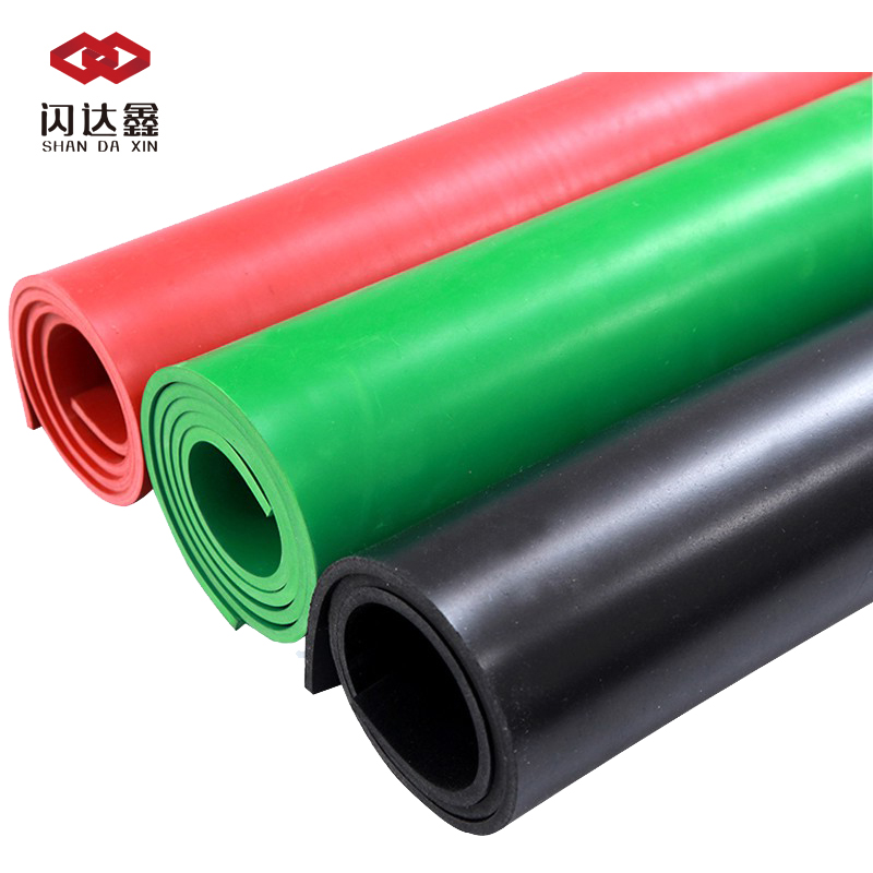 闪达鑫 厚度5mm红色普通橡胶板 50KG /捆高清大图