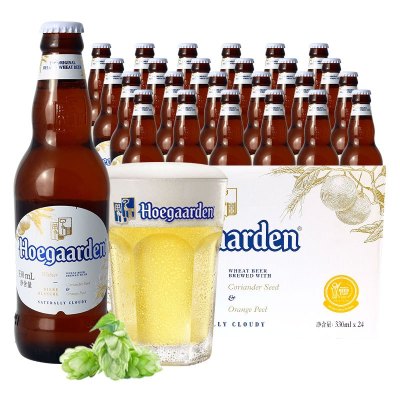 福佳白啤酒 330ml*24整箱装 国产