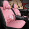 冬季汽车坐垫短毛绒加厚保暖全包围座套卡通可爱网红座椅套女