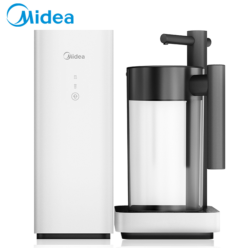 美的(Midea)无桶大流量直饮净水器家用厨下式禅意净水机MRO1890-100G