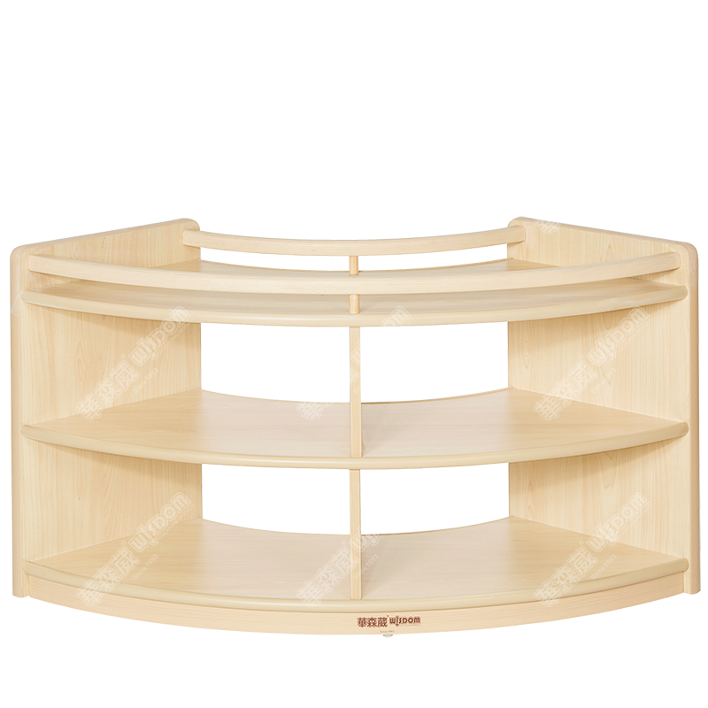 华森葳 英芬陶德系列 柜子 英芬陶德2层90度弧形柜-枫木纹