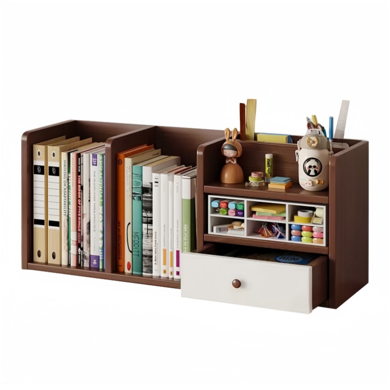 悦兴诚桌面书架56*17*25cm个高清大图