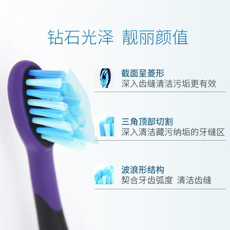 西屋(WESTINGHOUSE) WT-506 电动牙刷成人声波震动牙刷 情侣款电动牙刷 紫高清大图