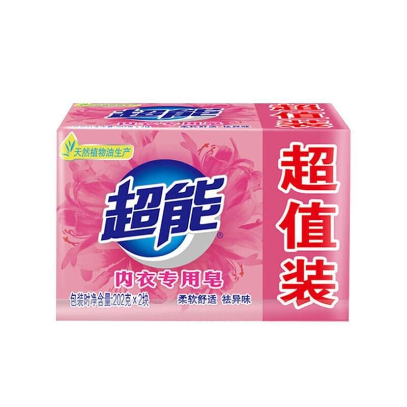超能(CHAONENG) 洗衣皂 202g*2内衣专用皂 组