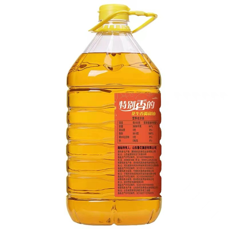 鲁花食用植物调和油5L*3(花生香)桶装家用食用油高清大图