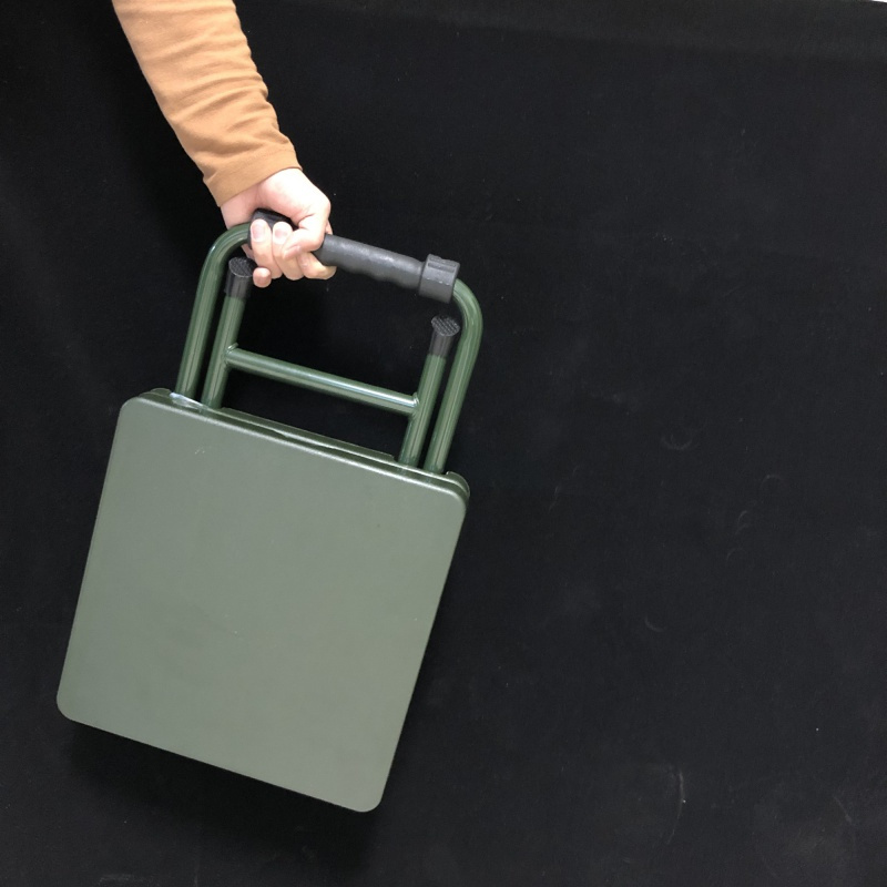 迈菲诗部队折叠椅军迷户外士兵马扎折叠椅便携靠背学习板凳多功能学习