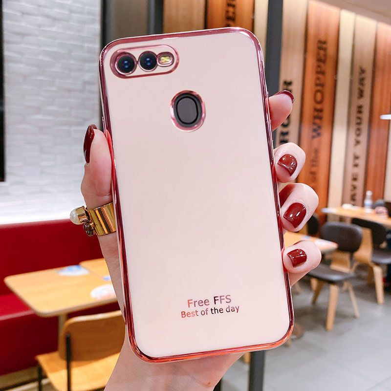 oppoa7x手机壳腕带oppoa7硅胶软壳a7n电镀全包防摔a7女潮挂绳a7x樱花