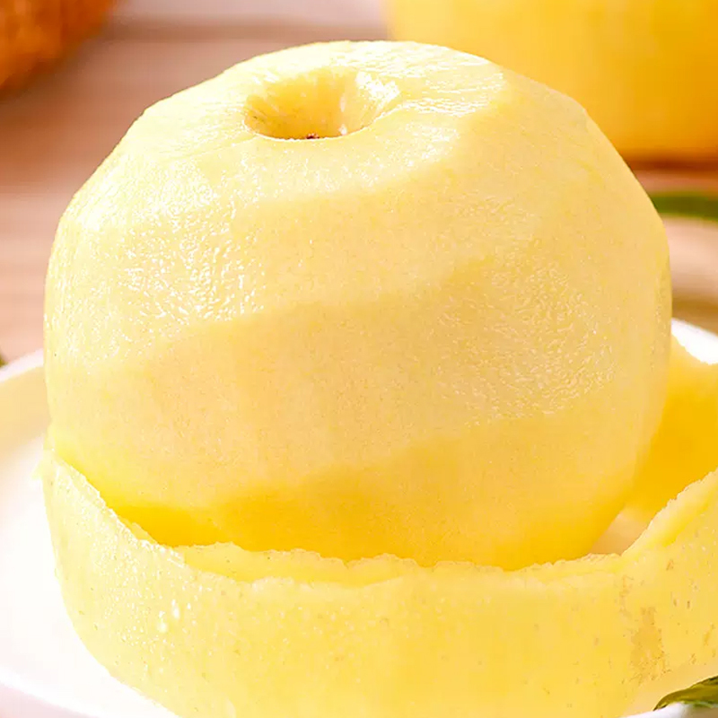 [熊猫鸟]新鲜奶油富士苹果 泡沫箱 净重4.5斤 中果 单果75-80mm 脆甜可口高清大图