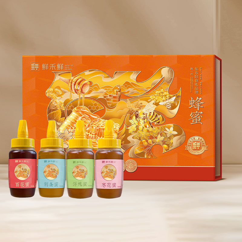 鲜禾鲜蜂蜜礼盒B款1000g.