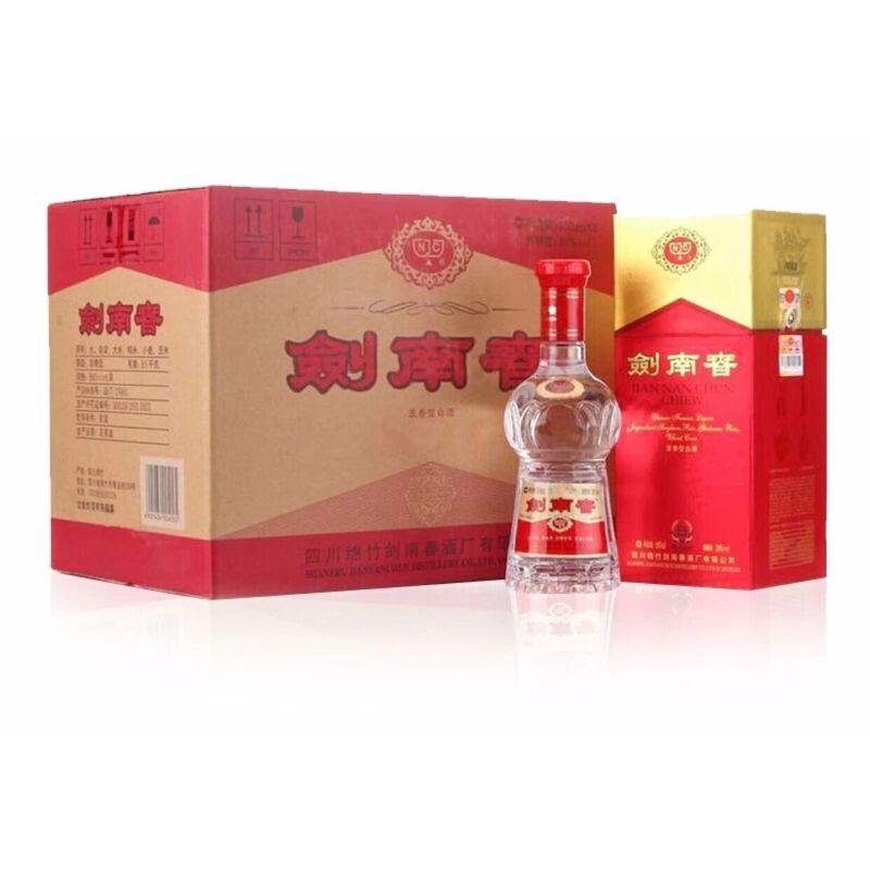 剑南春 水晶剑 52度 500ml×6瓶 整箱 浓香型白酒