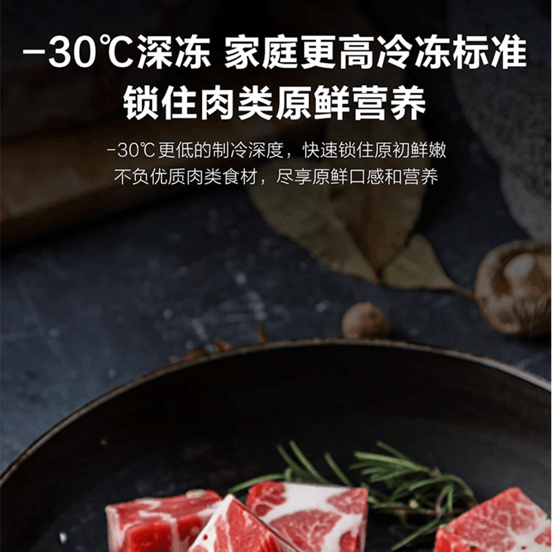 海尔立式冰柜风冷无霜冷藏冷冻两用一键转换-30度深冷HCF鲜冻保湿科技BD-180WGHS9图片