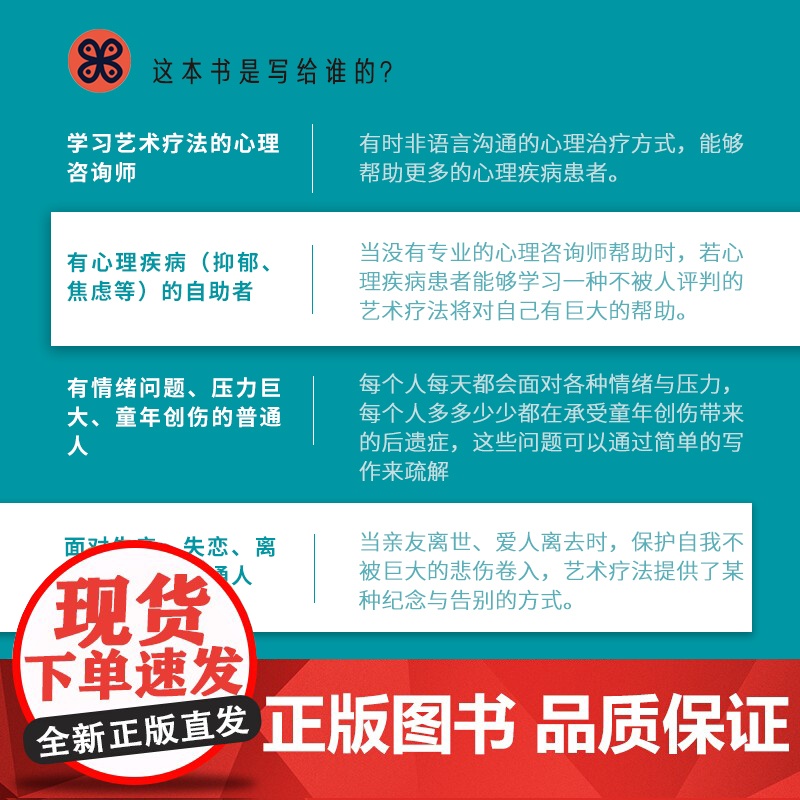 艺术心理疗法 做自己人生的艺术家和心理咨询师 做自己的心理医生 曼陀罗填色解压 解决情绪低落焦虑抑郁人生危机家庭关系高清大图