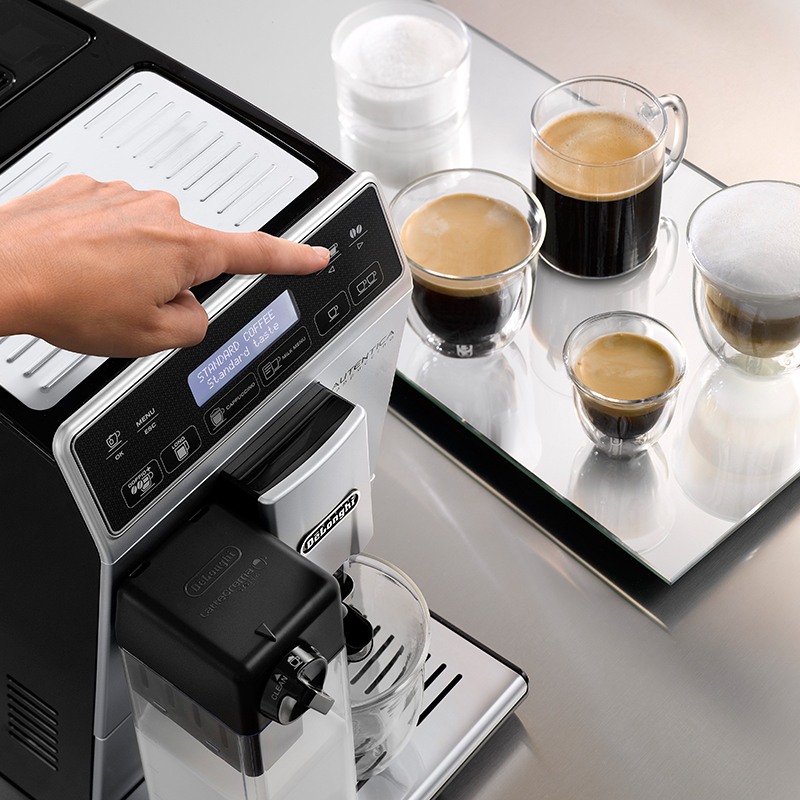 德龙（Delonghi）ETAM29.660.SB 全自动咖啡机 欧洲原装进口 家用商用办公室 双锅炉自动打奶泡意式浓缩