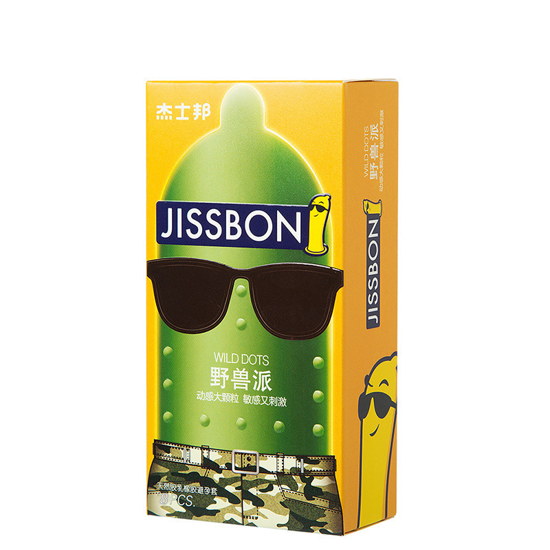 [进口]杰士邦避孕套动感大颗粒8只装超薄润滑安全套 成人情趣用品高清大图