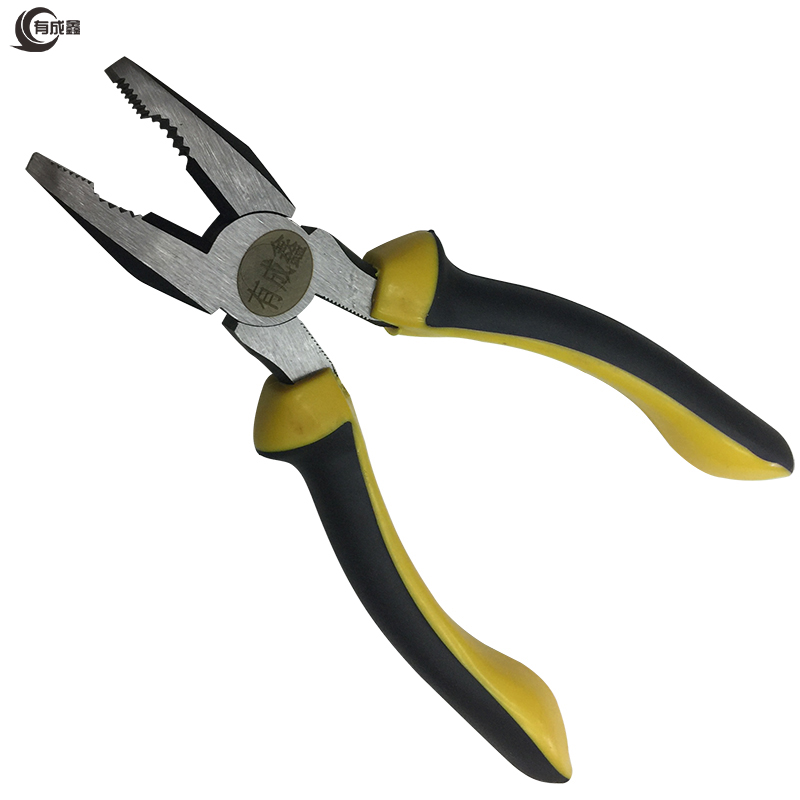 有成鑫 200mm 工业级钢丝钳手钳子老虎钳工具钳省力钳 把高清大图