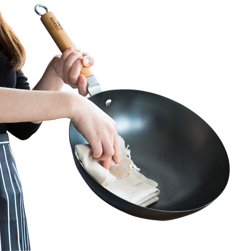 炊大皇(COOKER KING)铮铁不锈炒锅 32cm