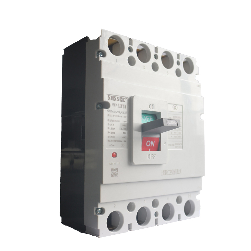 赛时工控(SHSSGK) SKSM8-630L/4300 4P 630A 塑料外壳式断路器 (单位:只) 浅灰