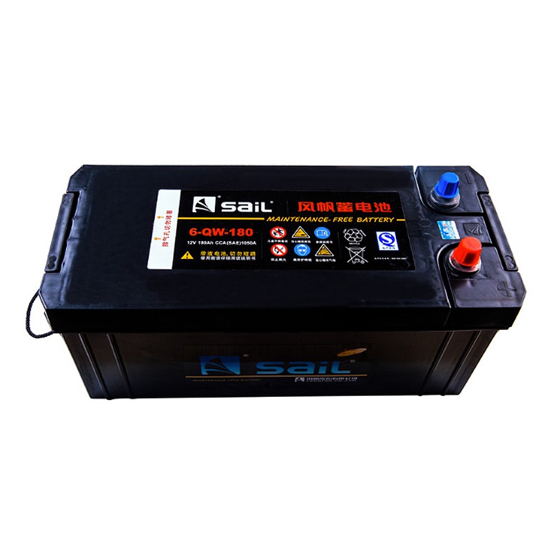 米狗 sail 汽车免维护电瓶蓄电池6-QW-180
