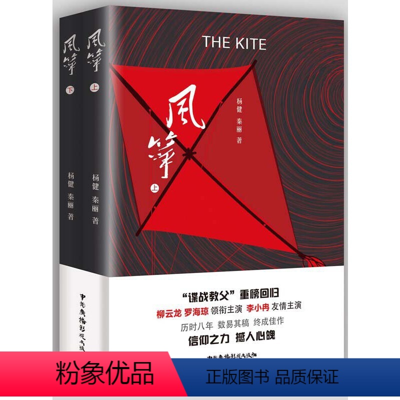 [正版]书籍风筝 杨健 秦丽著 谍战教父重磅回归 柳云龙 罗海琼领衔主演 影视小说当代长篇文学小说 中国广播影视出版社