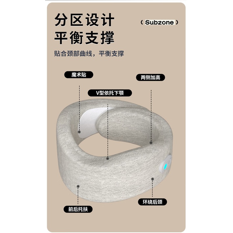 和正 颈椎按摩枕HZ-Z-5_高清大图