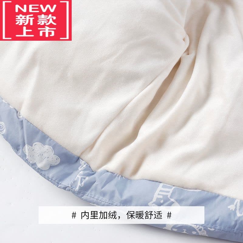 可莉允女童棉服加绒秋冬外套儿童宝宝小童婴儿保暖棉衣棉袄冬装图片