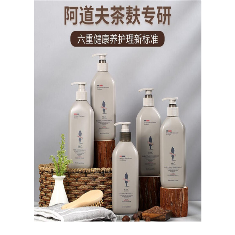 阿道夫茶麸6重洗护洗发水[零硅油护理]控油清爽300ml(BY)