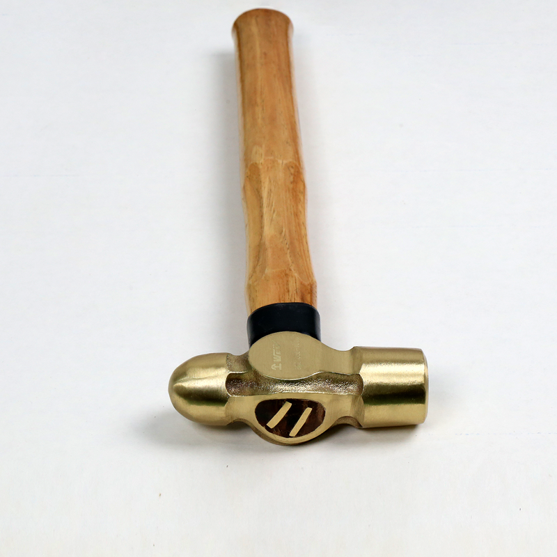 WEDO维度工具 黄铜工具 黄铜锤 黄铜 塑柄 木柄圆头锤 铜锤 圆头锤 手锤 BR2105A/BR2105B 木柄1-1/2lb