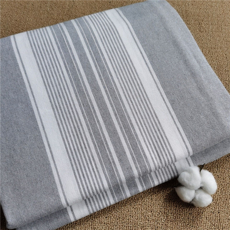 蓝色粗布床单 150*230cm高清大图