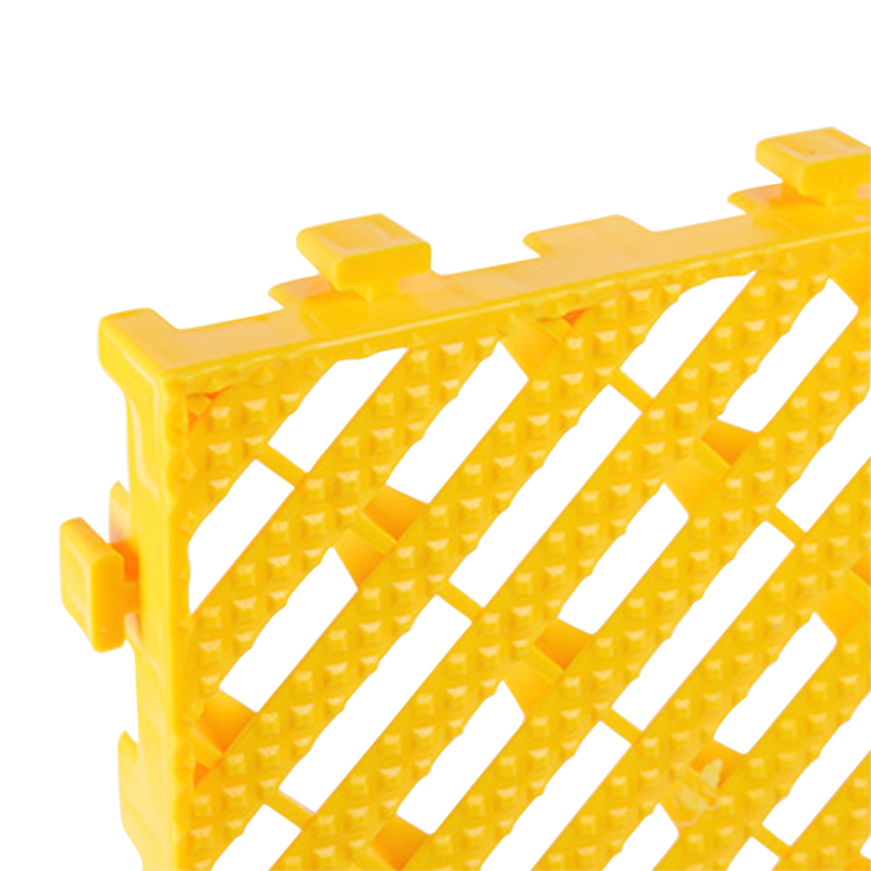 臻远 ZY3121307地格栅塑料拼接地板垫网格垫板 黄色高清大图