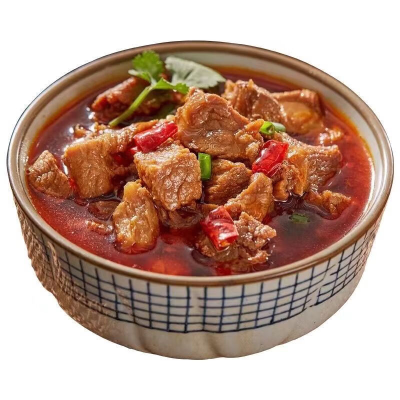 晟世孚众 红烧牛肉牛腩半成品商用加热即食食品预制菜罐头料理包下饭菜 红烧牛肉1袋*250g