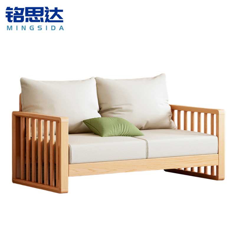 铭思达木质沙发双人位张高清大图