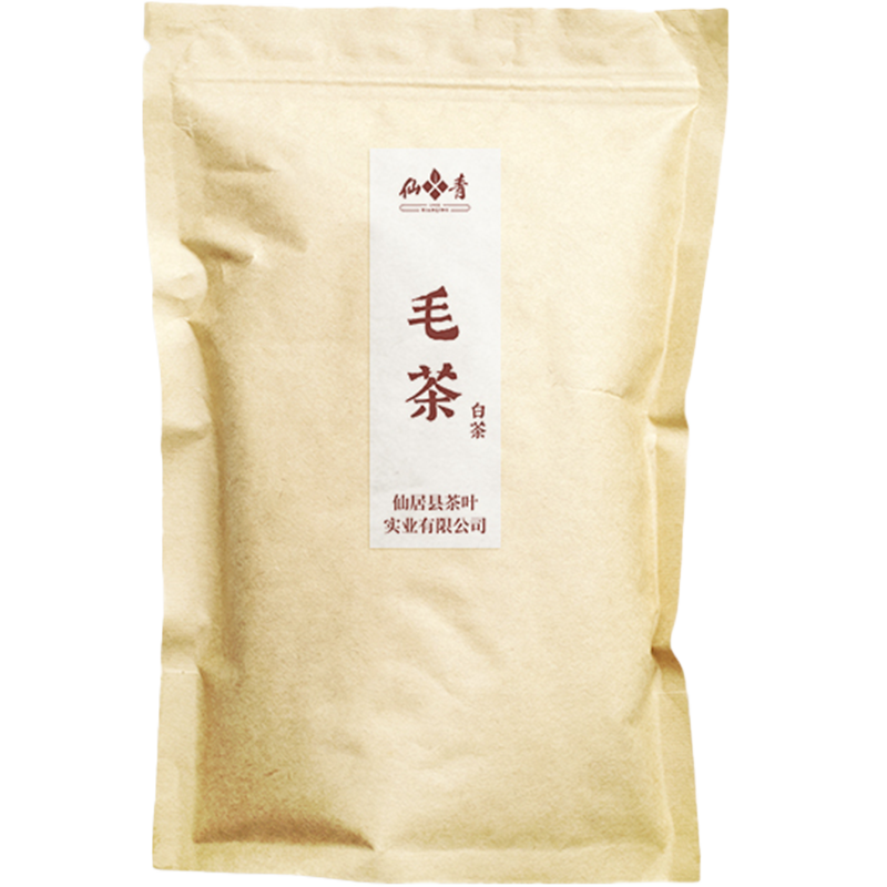 仙青毛茶白茶1kg袋装高清大图