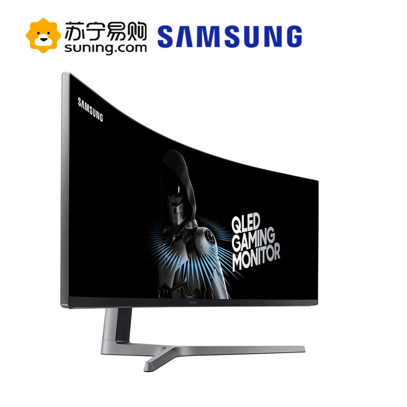 三星(SAMSUNG) 48.9英寸带鱼屏 144Hz刷新曲面 HDR 量子点技术 爱眼 全接口 电竞显示器 (C49HG90DMC)
