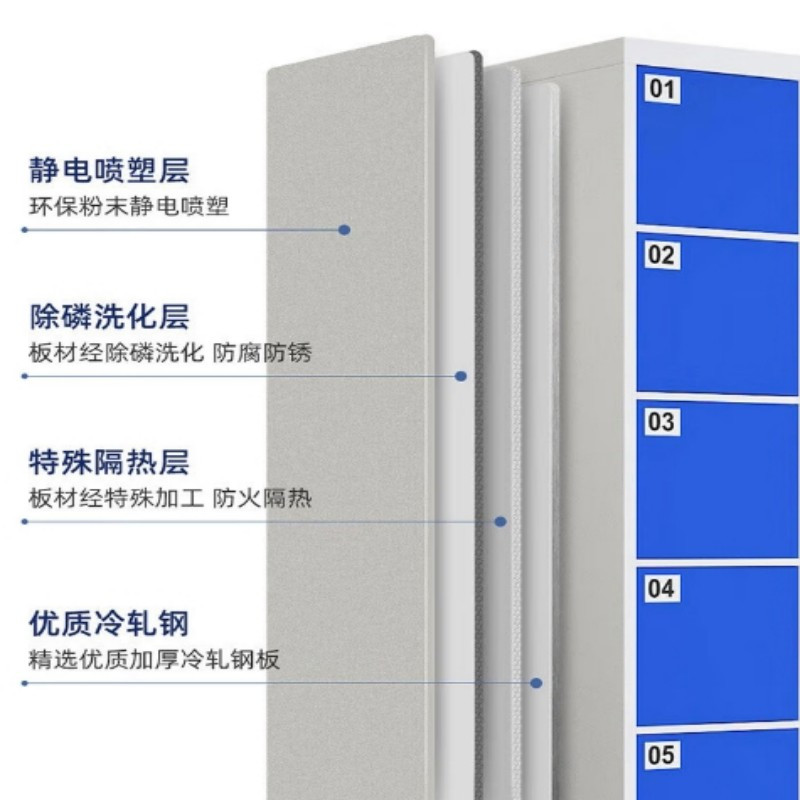 汇云星 电子存包柜 18门 刷卡 HY-CBG-18