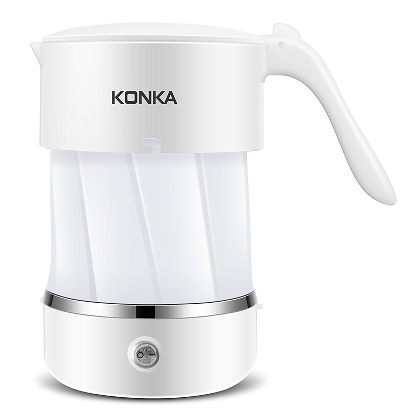 康佳(KONKA)电水壶旅行便携保温烧水壶 婴用级硅胶 折叠双电压 0.5L电热水壶KEK-06G501