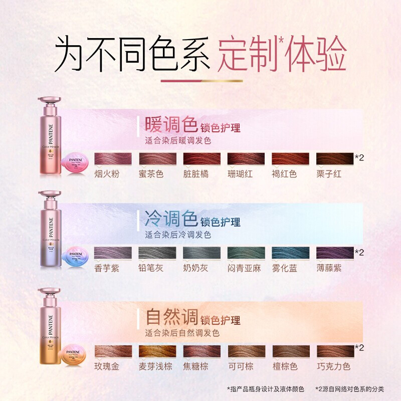锁色潘婷深水泡弹发膜护发素12ml*4加三分钟奇迹发膜70ml